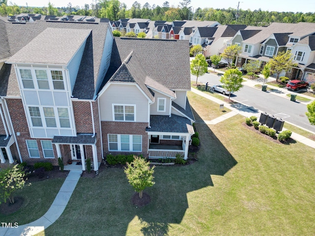 4137 Strendal Dr, Cary, NC 27519 - birds eye view of property featuring a residential view