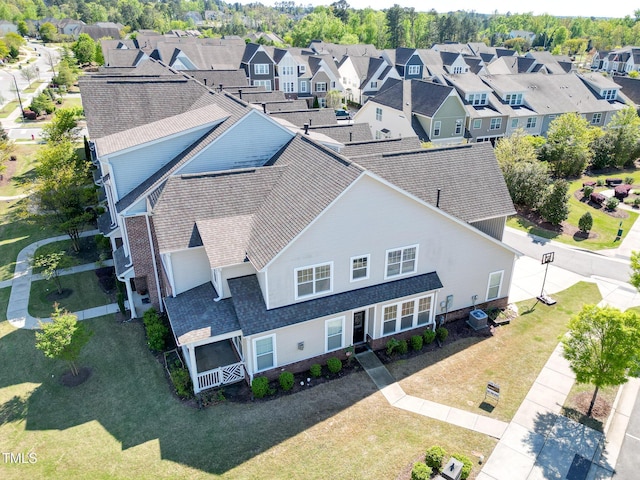 4137 Strendal Dr, Cary, NC 27519 - bird's eye view with a residential view