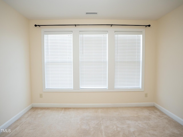 4137 Strendal Dr, Cary, NC 27519 - empty room with baseboards, carpet, and visible vents