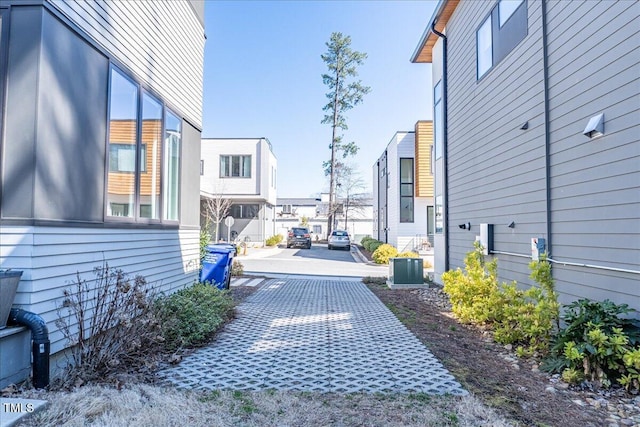 view of street with a residential view