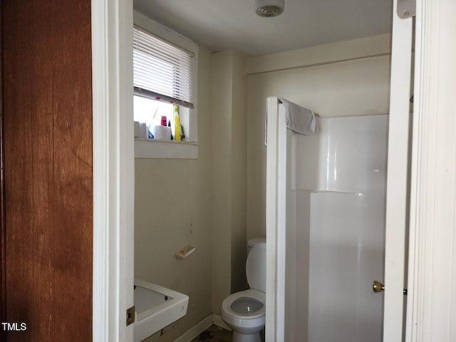 bathroom with toilet