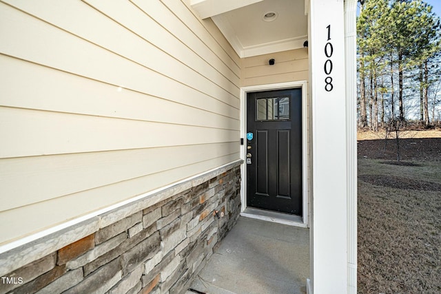 view of entrance to property