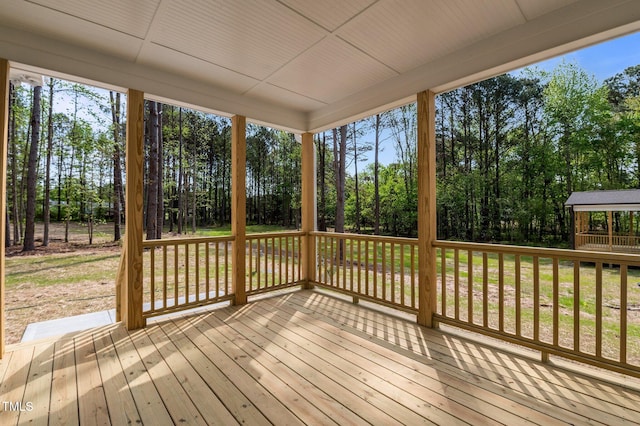 25 Arbor Dr, Youngsville, NC 27596 - view of deck