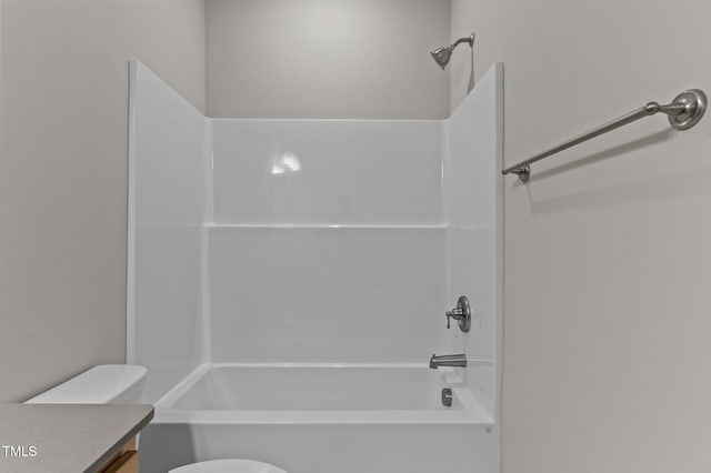 25 Arbor Dr, Youngsville, NC 27596 - full bath featuring toilet, vanity, and tub / shower combination