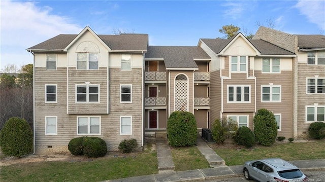 view of property featuring crawl space