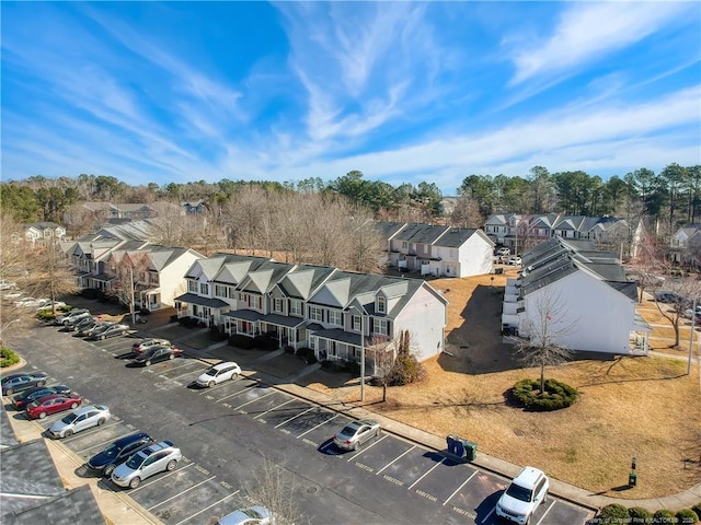 aerial view featuring a residential view