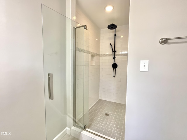 full bath featuring a stall shower