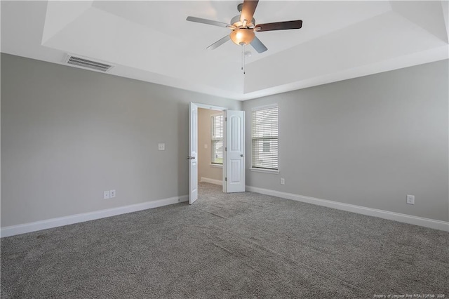 387 Springhaven Dr, Raeford, NC 28376 - empty room featuring ceiling fan, carpet, and baseboards