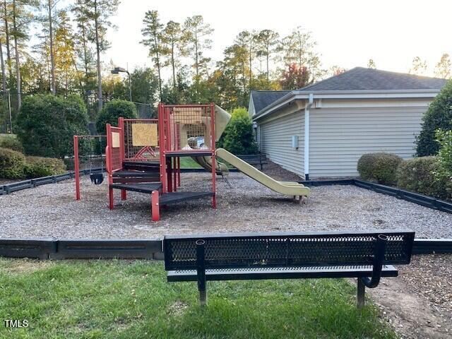 view of community jungle gym