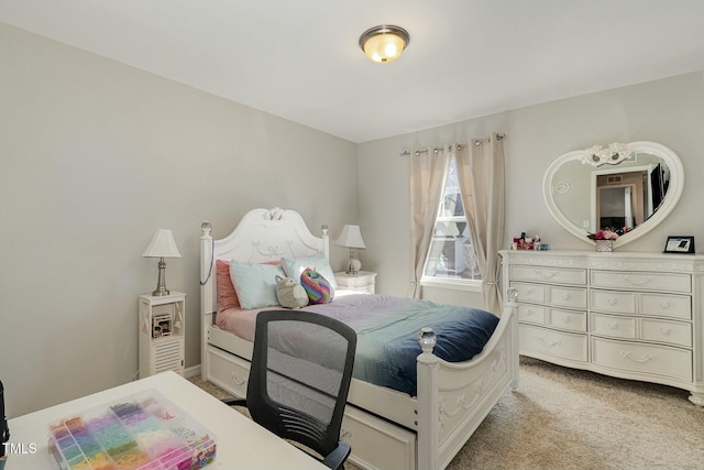 bedroom featuring carpet floors