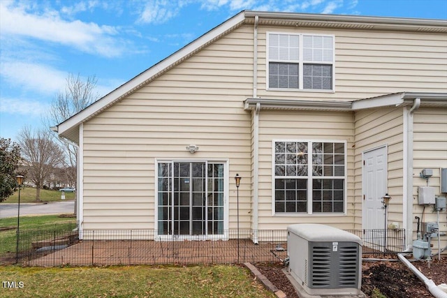 view of rear view of property