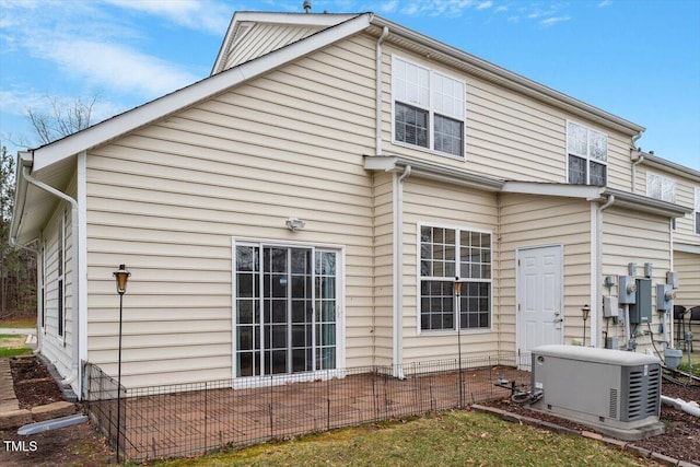 view of rear view of property