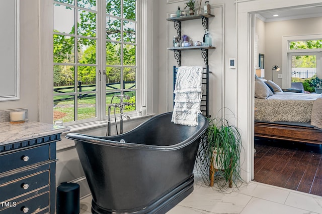 room details with crown molding