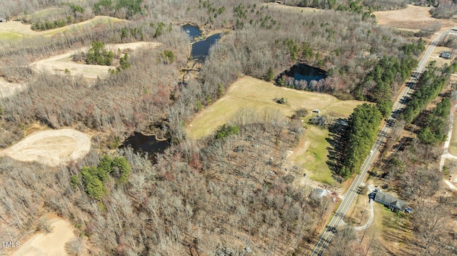2778 Morton-Pulliam Rd, Roxboro, NC 27574 - aerial overview of property's location featuring a large body of water and rural landscape