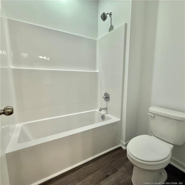 659 Union St, Home, Raeford, NC 28376 - full bath featuring wood finished floors and shower / bath combination
