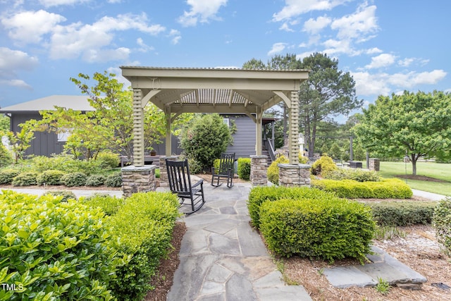 view of patio