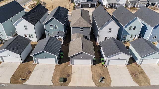 birds eye view of property featuring a residential view