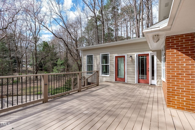 view of deck