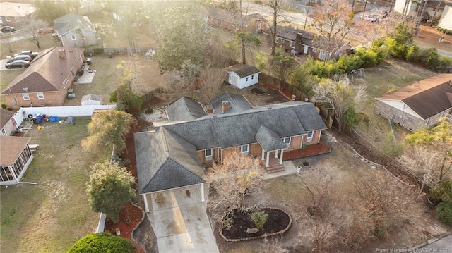 aerial view