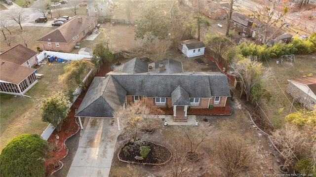 aerial view