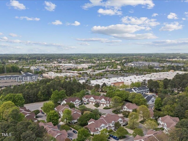 drone / aerial view featuring a residential view