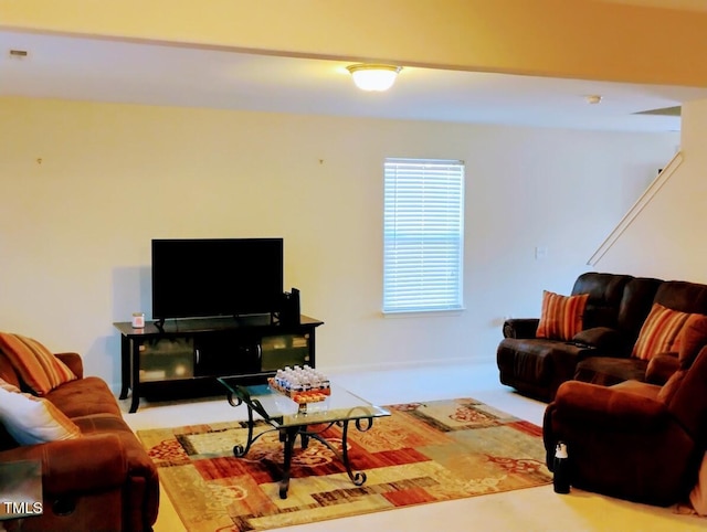 view of living room