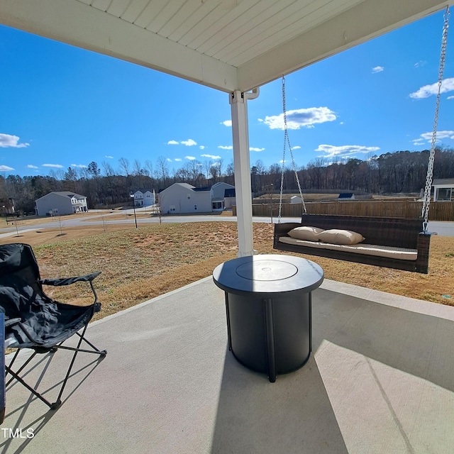 view of patio