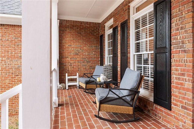 view of patio / terrace featuring a porch