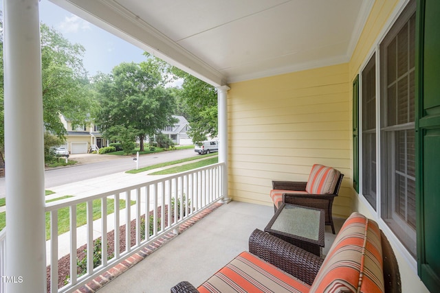 1208 Dunn Creek Xing, Wake Forest, NC 27587 - view of covered porch