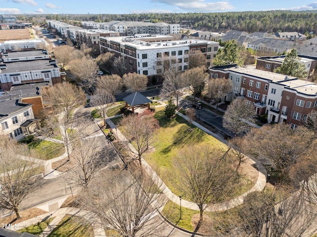 birds eye view of property featuring a residential view