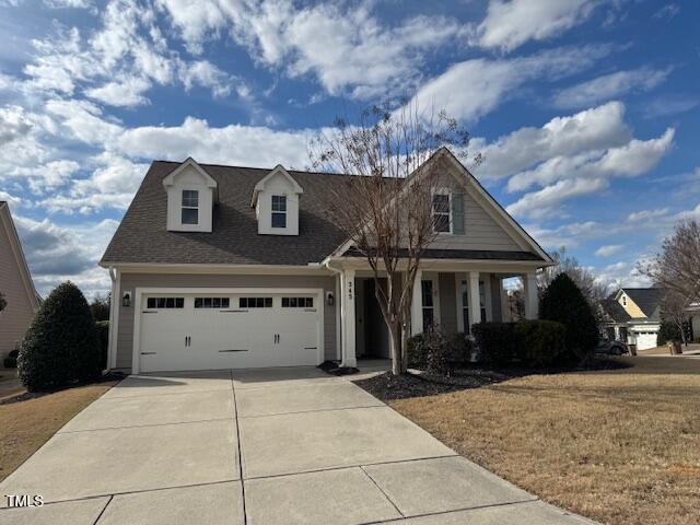 view of front of house featuring driveway and an attached garage