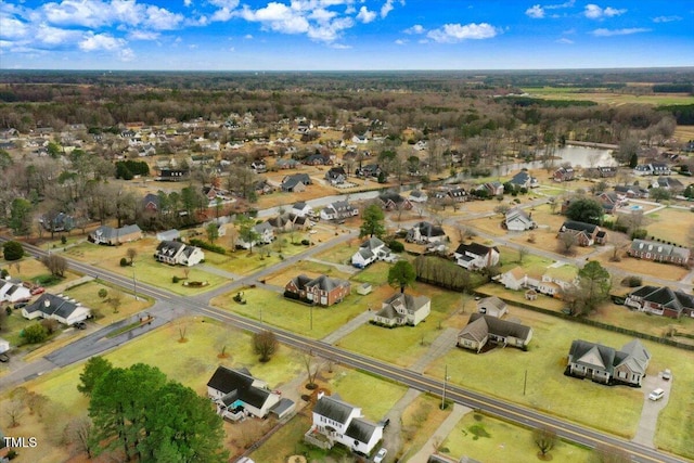 bird's eye view featuring a residential view