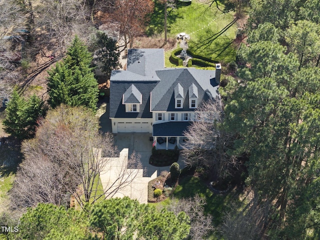 view of subject property