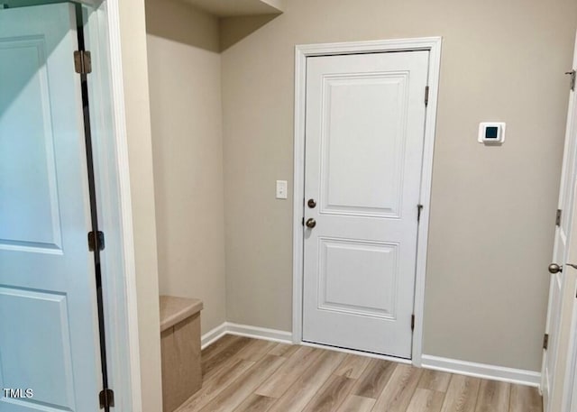 730 Firebrick Dr, Cary, NC 27519 - mudroom with light wood-style flooring and baseboards