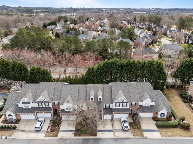 bird's eye view featuring a residential view