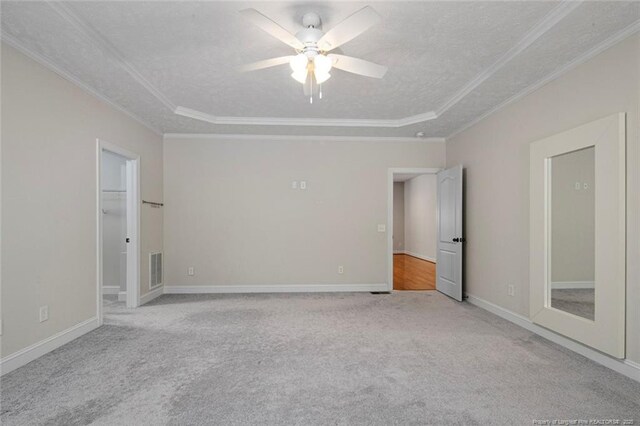 4305 Sanderosa Rd, Fayetteville, NC 28312 - unfurnished room with carpet floors, crown molding, baseboards, and ceiling fan