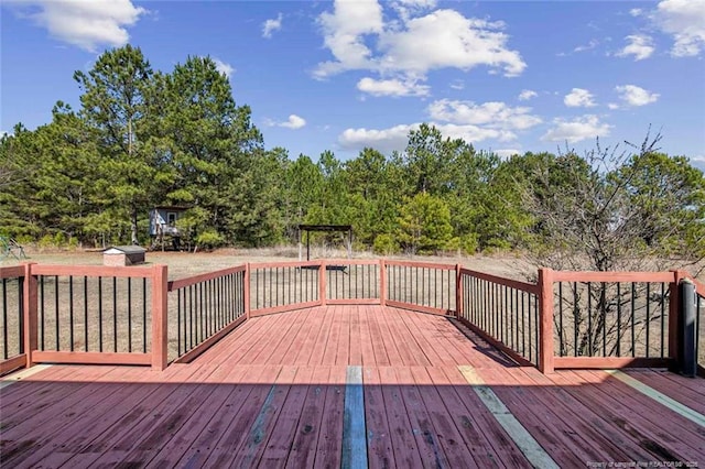 4305 Sanderosa Rd, Fayetteville, NC 28312 - view of deck