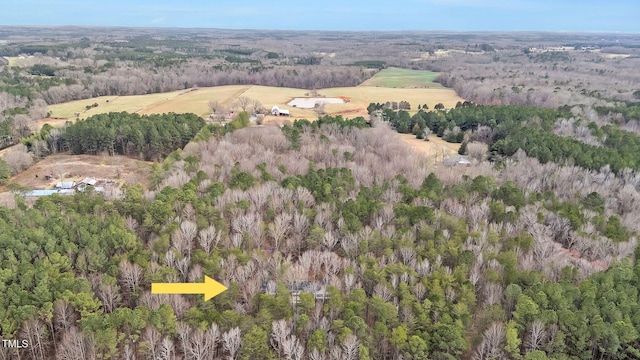 aerial view with a view of trees