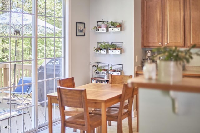 view of dining room