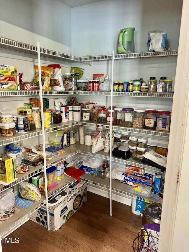 view of pantry