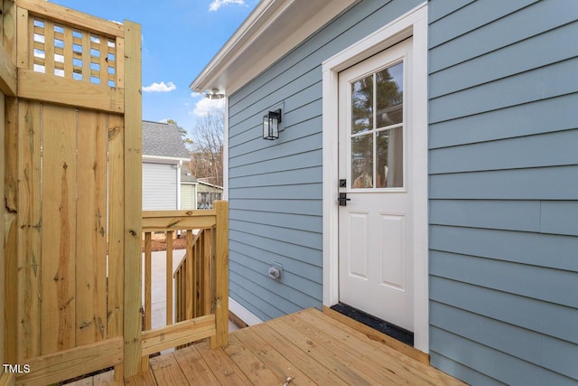 view of property entrance