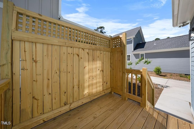 view of deck