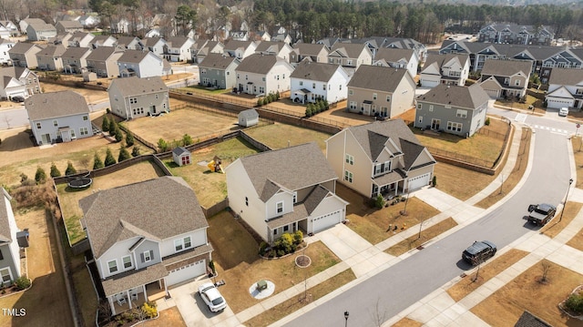 717 Tailrace Falls Ct, Wake Forest, NC 27587 - aerial view of residential area