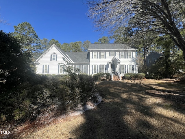 view of colonial home