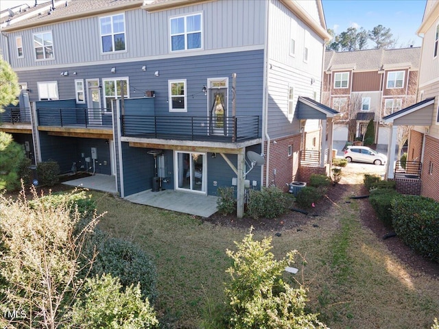 rear view of property with a patio