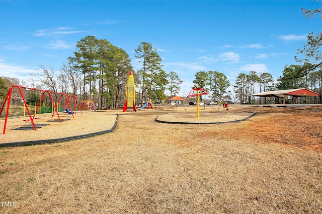 view of communal playground