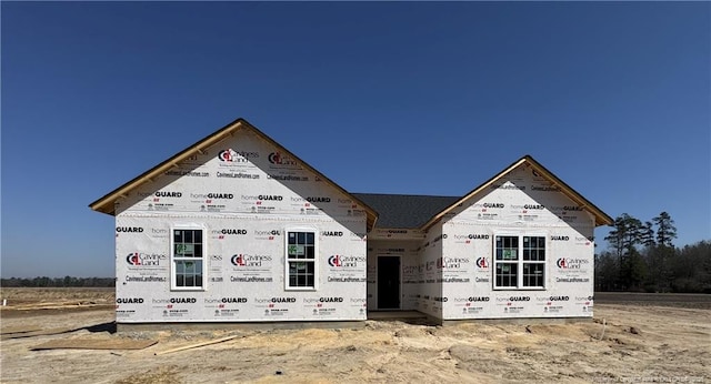 view of property under construction