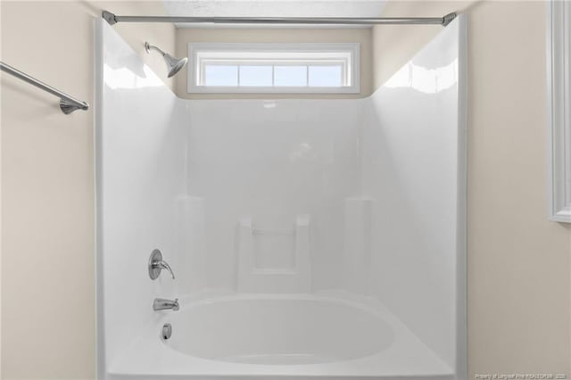 bathroom featuring shower / tub combination