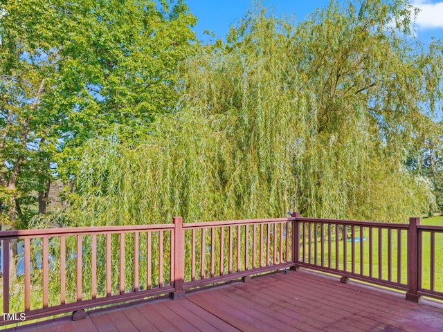 93 Shoreline Dr, Princeton, NC 27569 - view of wooden terrace