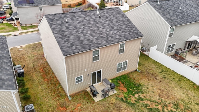 bird's eye view featuring a residential view